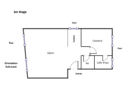 Appartement 489 000 &euro; sur Paris (75116) - Réf. 253