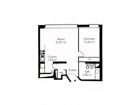 Appartement 472 500 € Réf. 10-23269 Paris 15eme Arrondissement