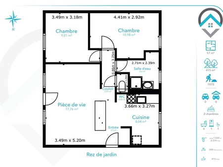 A vendre appartement Chateau Landon 77570; 120 000 € 