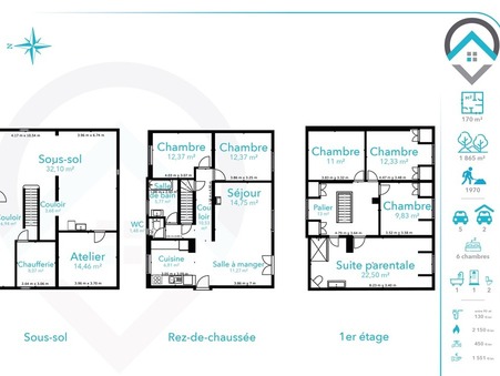 Vente maison 255 000 €  Montigny Lencoup