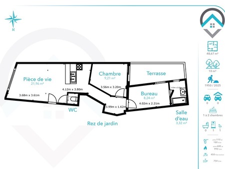 Appartement sur Nemours ; 149 900 €  ; Achat Réf. 210142
