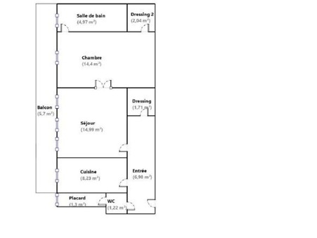 Appartement sur Paris ; 799 000 €  ; Achat Réf. DOM6823