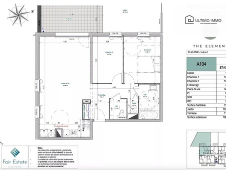 Appartement 290 593 €  sur Mont-Saint-Martin (54350) - Réf. 86100439