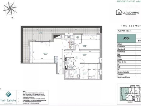 Appartement 331 371 €  Réf. 86101159 Mont-Saint-Martin