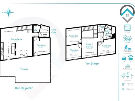 Maison sur Château Landon ; 199 900 €  ; Vente Réf. 210506