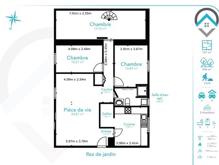 Maison sur Saint Pierre Lès Nemours ; 365 000 €  ; A vendre Réf. 210818