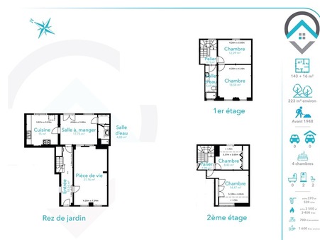 Maison 185 000 €  sur Souppes sur Loing (77460) - Réf. 210452