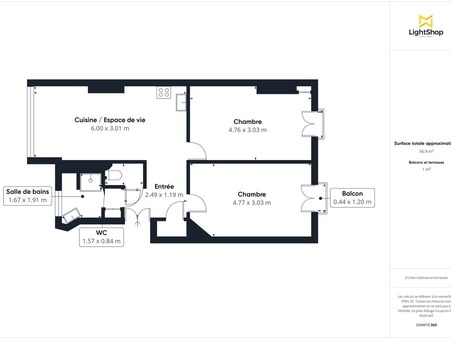 A vendre appartement Paris 75018; 790 000 € 