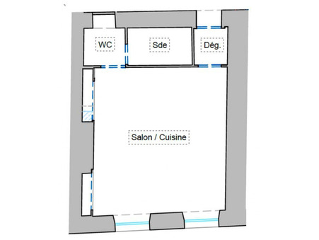 Vente appartement 119 000 €  Fontainebleau