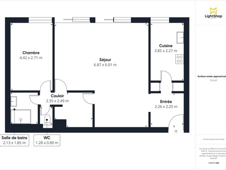 Vente appartement 684 000 €  Neuilly-sur-Seine