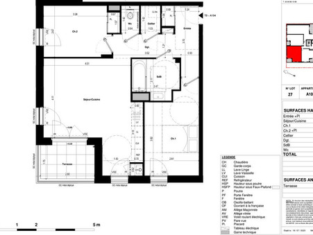 Achat appartement Saint Jacques de la Lande Réf. CBN10869a