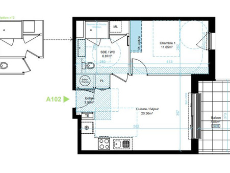 Vente appartement 165 900 €  Saint Aubin d Aubigne