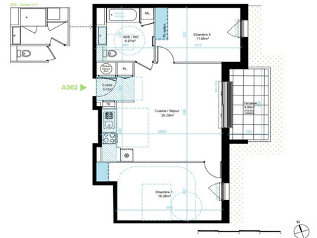 Achat appartement Saint Aubin d Aubigne Réf. CBN11610