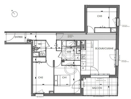 Vente appartement 369 900 €  Rennes