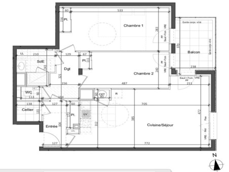 Vente appartement 475 000 €  Saint Gregoire