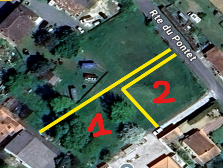 Vente terrain 25 000 €  Cartelègue