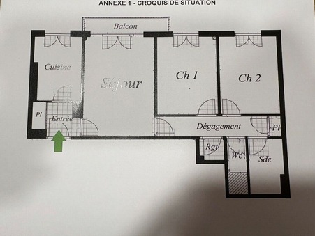 Appartement sur Paris ; 473 000 € ; Achat Réf. 4625