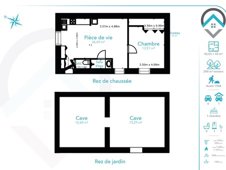 Appartement 99 900 €  Réf. 213877 Souppes sur Loing