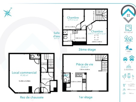 Vente immeuble 159 000 €  La Chapelle la Reine