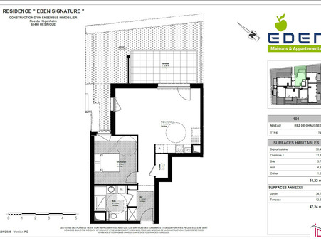 Vente Appartement Hésingue Réf. 5980-IMMODUCHESNE_5980 - Slide 1