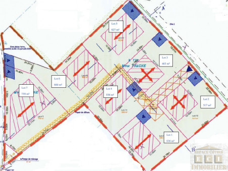 A vendre terrain La Riviere 38210; 105 000 &euro; 