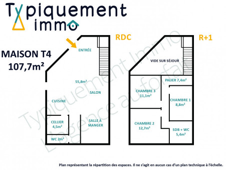 Maison sur Colomiers ; 220 000 €  ; A vendre Réf. 443