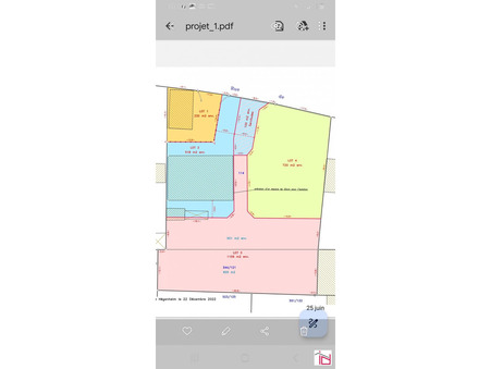 Vente Terrain Bartenheim Réf. 6028-IMMODUCHESNE_6028 - Slide 1