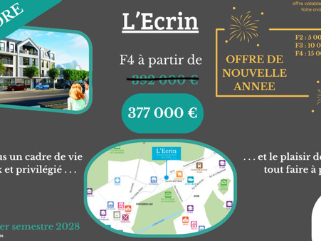 Vente appartement 392 000 &euro;  Avon