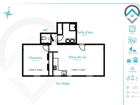 Appartement sur Nemours ; 175 000 &euro;  ; Vente Réf. 214505