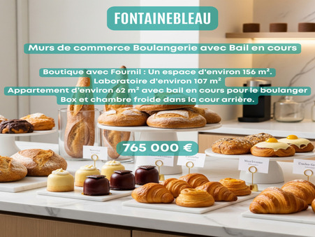 Local commercial 765 000 &euro;  sur Fontainebleau (77300) - Réf. 3102