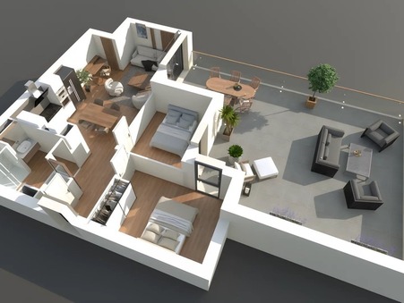 Vente appartement 192 000 &euro;  Font-Romeu-Odeillo-Via