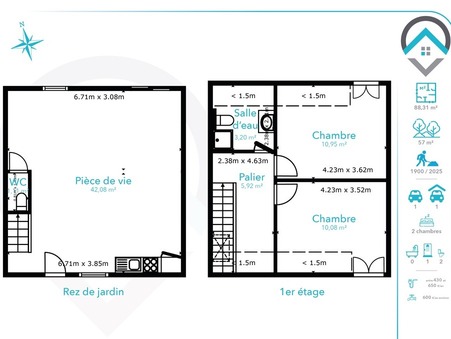 Maison 299 900 &euro;  Réf. 216055-8 Saint Fargeau Ponthierry
