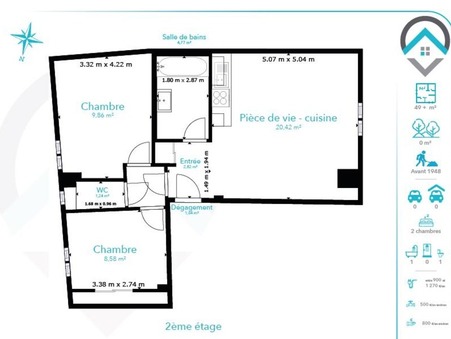 Achat appartement Nemours Réf. 214422