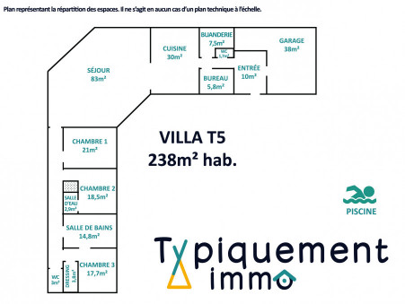 Vente maison 480 000 &euro;  Saint-Lys
