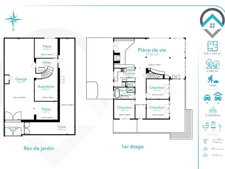 Vente maison 375 000 &euro;  Bagneaux sur Loing