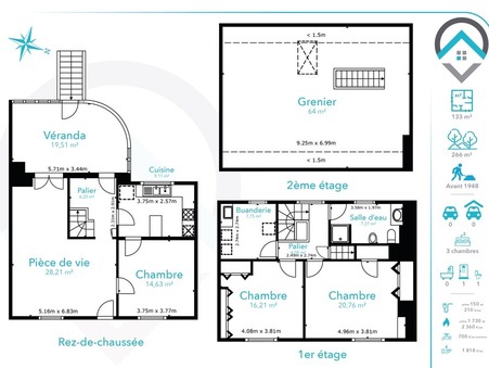 Achat maison Nemours Réf. 217447