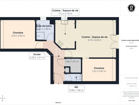 A vendre appartement Vaujours 93410; 209 000 &euro; 
