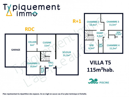 Maison 350 000 &euro;  sur Launaguet (31140) - Réf. 451