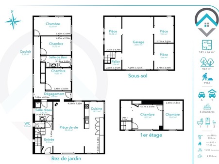 Maison 275 000 &euro;  sur Nemours (77140) - Réf. 218551