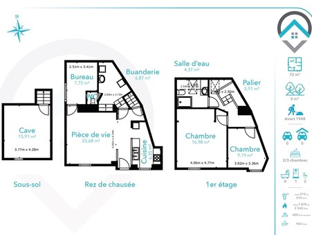 Achat maison Moret Loing et Orvanne Réf. 218700