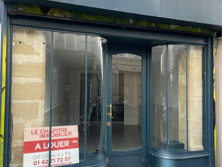 Local commercial 2 000 &euro;  sur Paris 3eme Arrondissement (75003) - Réf. alg19