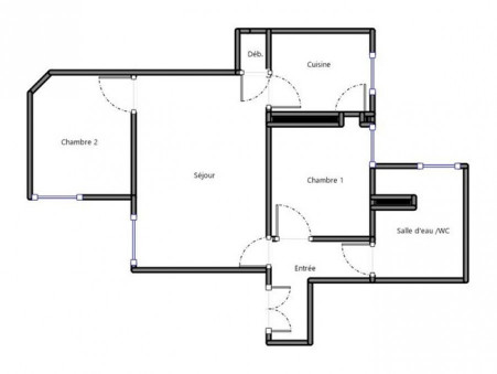 Appartement sur Paris 8eme Arrondissement ; 2 100 &euro;  ; A louer Réf. MON463