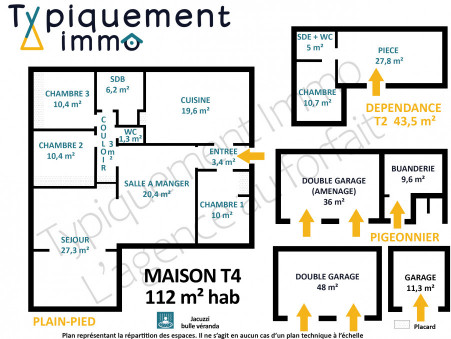 A vendre maison Eaunes 31600; 385 000 &euro; 