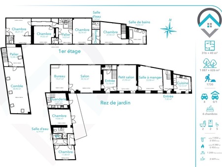 A vendre maison Seine Port 77240; 950 000 &euro; 