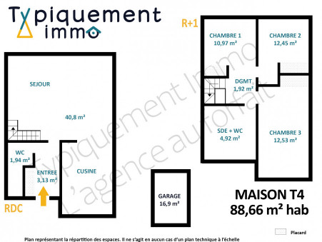 A vendre maison Villeneuve Tolosane 31270; 259 000 &euro; 