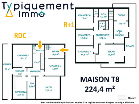 Maison 405 000 &euro;  sur Villeneuve Tolosane (31270) - Réf. 458