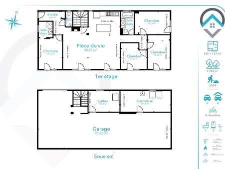 A vendre maison Bussy le Repos 89500; 399 900 &euro; 