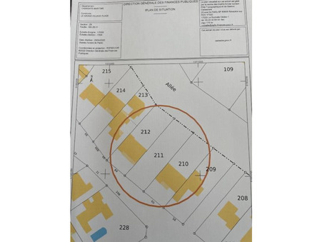 Vente terrain 219 440 &euro;  Le Grand-Village-Plage