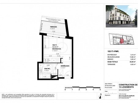 Vente Appartement Rosny-sous-bois Réf. 3541 - Slide 2