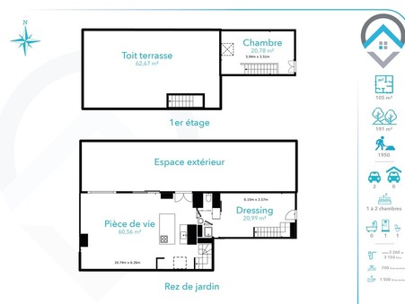 Maison sur Moret Loing et Orvanne ; 350 000 &euro;  ; Vente Réf. 220343